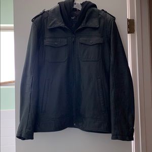 Men’s leather coat